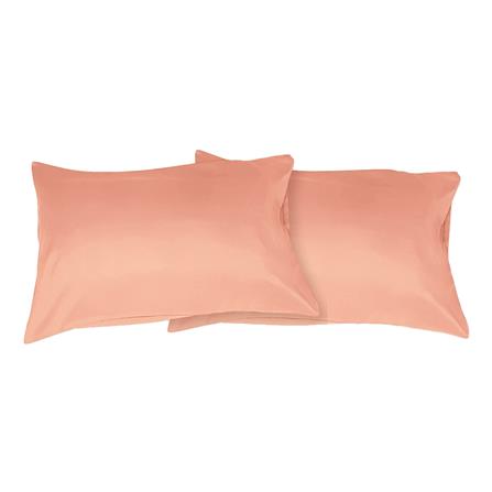 ปลอกหมอนหนุน BED CLIP STANDARD สีส้มโอโรส แพ็ก 2 ชิ้น_0