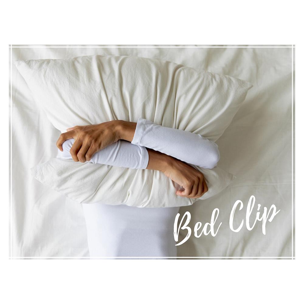 ปลอกหมอนหนุน BED CLIP STANDARD สีขาว แพ็ก 2 ชิ้น