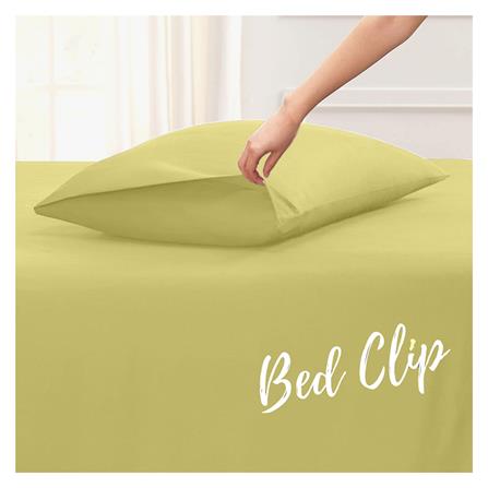 ปลอกหมอนหนุน BED CLIP STANDARD สีเหลืองนวล แพ็ก 2 ชิ้น_2