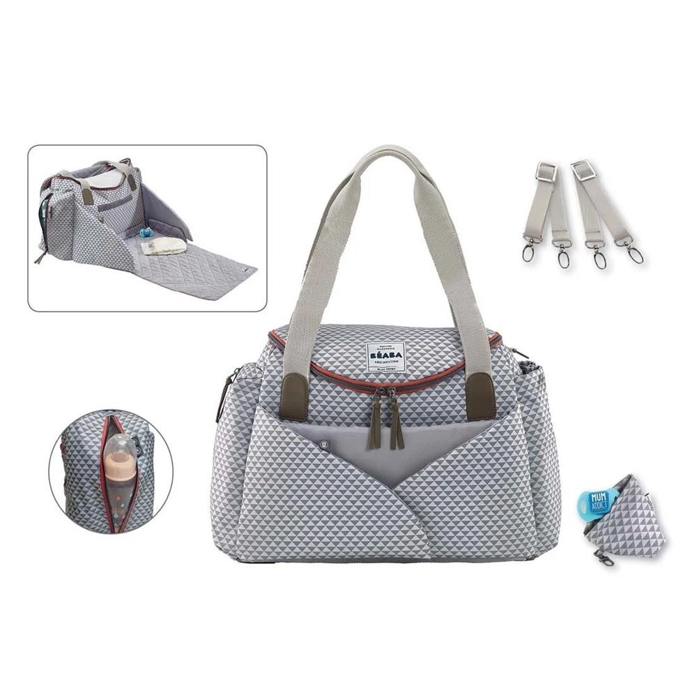 กระเป๋าเปลี่ยนผ้าอ้อม BEABA SYDNEY II สีเทา