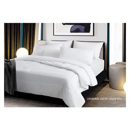 ชุดผ้าปูที่นอน 5 ฟุต 5 ชิ้น STEVENS SOFTEX ORIANNA SNOW_0