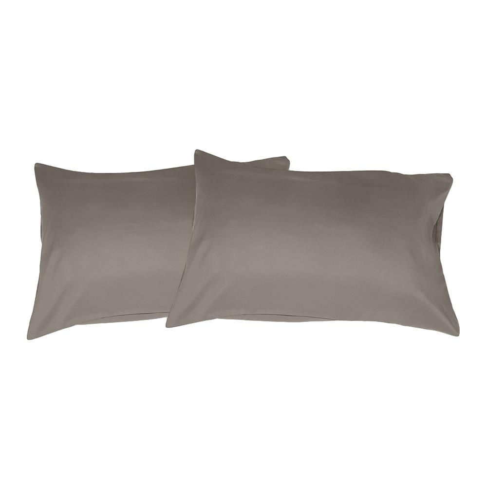 ปลอกหมอนหนุน BED CLIP STANDARD สีเทาอ่อน แพ็ก 2 ชิ้น