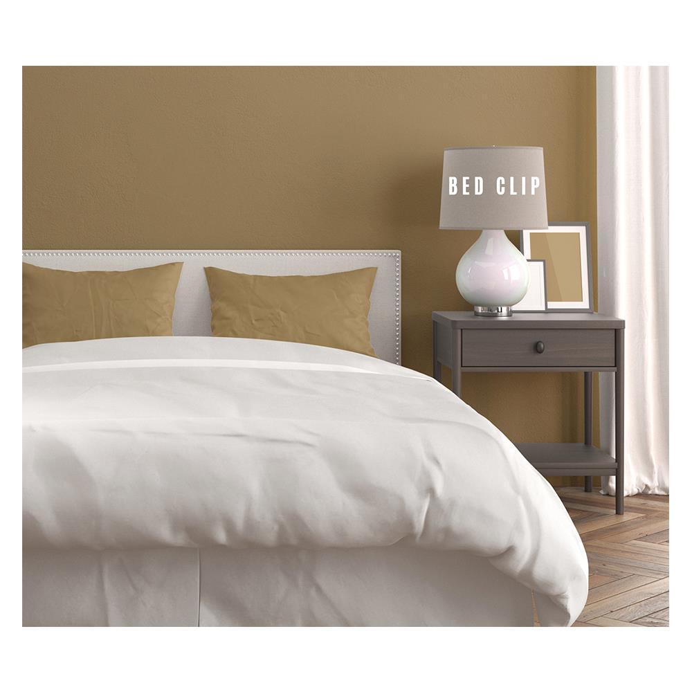 ปลอกหมอนหนุน BED CLIP STANDARD สีครีม แพ็ก 2 ชิ้น