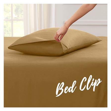 ปลอกหมอนหนุน BED CLIP STANDARD สีครีม แพ็ก 2 ชิ้น_2