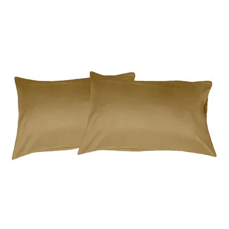 ปลอกหมอนหนุน BED CLIP STANDARD สีครีม แพ็ก 2 ชิ้น