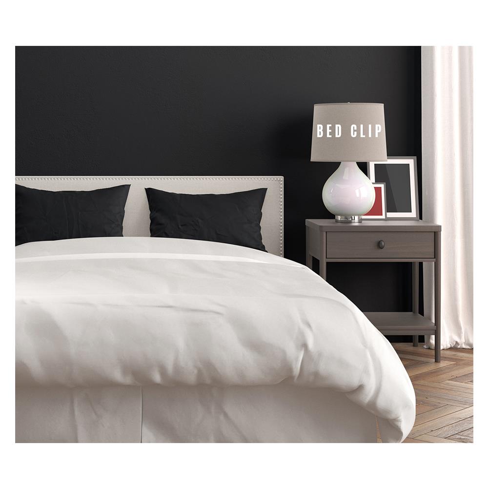 ปลอกหมอนหนุน BED CLIP STANDARD สีดำ แพ็ก 2 ชิ้น