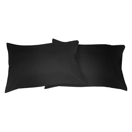 ปลอกหมอนหนุน BED CLIP STANDARD สีดำ แพ็ก 2 ชิ้น