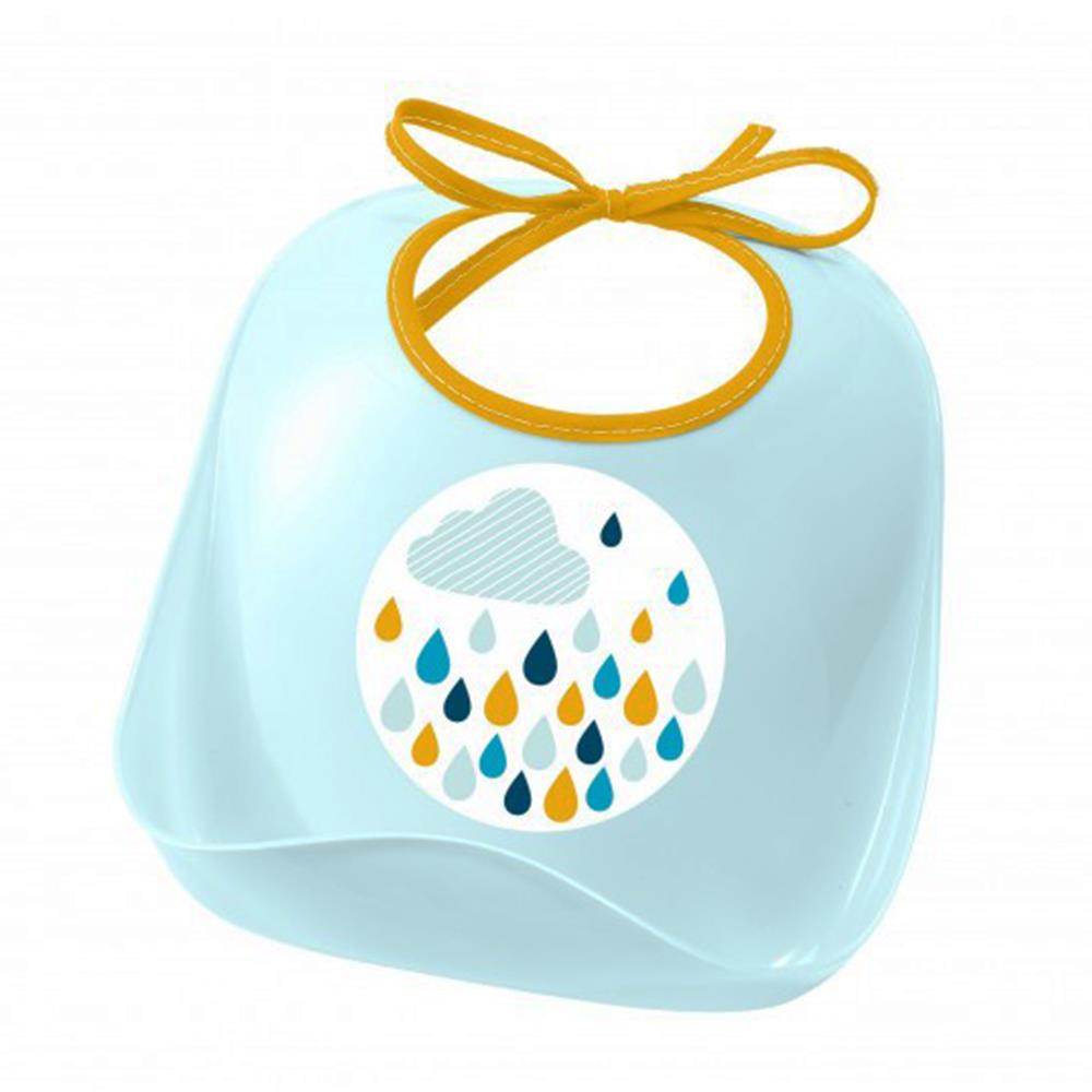 ถาดซิลิโคนกันเปื้อนเด็ก  BEABA สีรุ้งฟ้าอ่อน