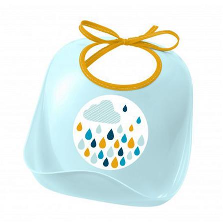 ถาดซิลิโคนกันเปื้อนเด็ก  BEABA สีรุ้งฟ้าอ่อน
