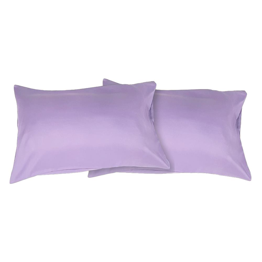 ปลอกหมอนหนุน BED CLIP STANDARD สีม่วงอ่อน แพ็ก 2 ชิ้น