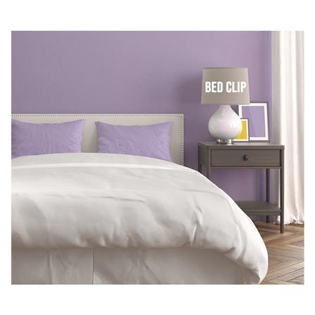 ปลอกหมอนหนุน BED CLIP STANDARD สีม่วงอ่อน แพ็ก 2 ชิ้น_3