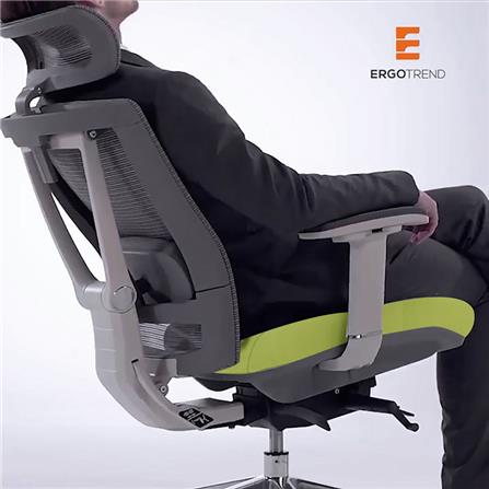 เก้าอี้สำนักงาน ERGOTREND ERGO-X สีเขียว_3