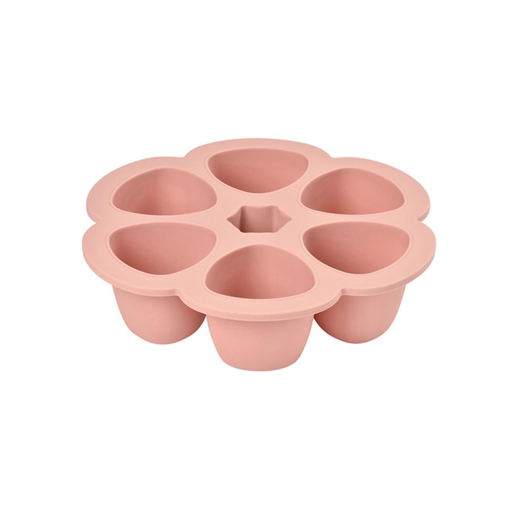 ถาดหลุม 6 ช่อง PP/ซิลิโคน 90ml BEABA สีชมพู