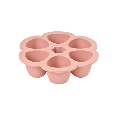 ถาดหลุม 6 ช่อง PP/ซิลิโคน 90ml BEABA สีชมพู_1