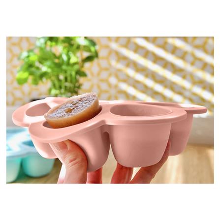 ถาดหลุม 6 ช่อง PP/ซิลิโคน 90ml BEABA สีชมพู_2