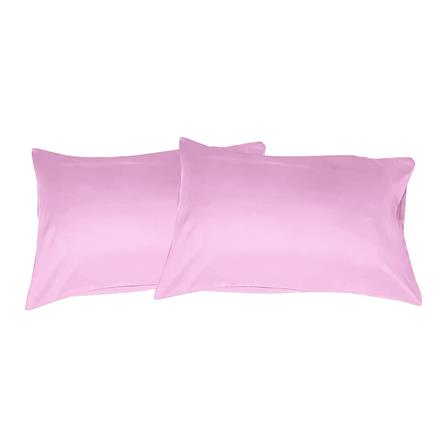 ปลอกหมอนหนุน BED CLIP STANDARD สีชมพูอ่อน แพ็ก 2 ชิ้น