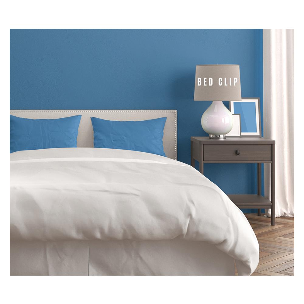 ปลอกหมอนหนุน BED CLIP STANDARD สีฟ้าพาสเทล แพ็ก 2 ชิ้น