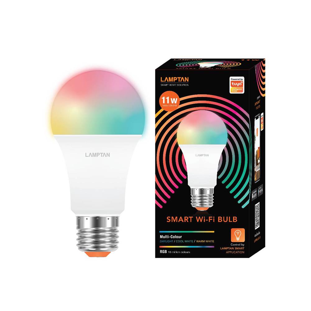 หลอด LED LAMPTAN SMART WIFI 11 วัตต์ E27 DAYLIGHT/RGB