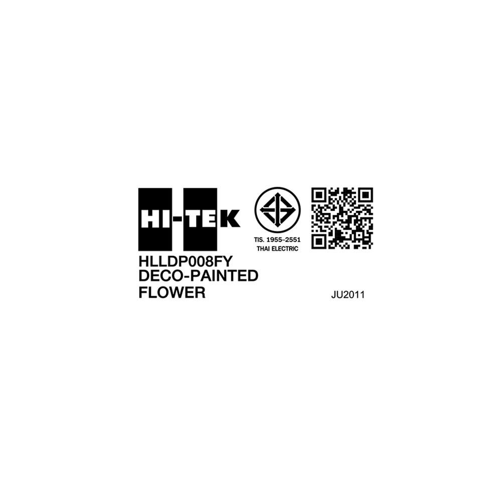 หลอด LED HI-TEK DECO FLOWER 8 วัตต์ E27 WARMWHITE