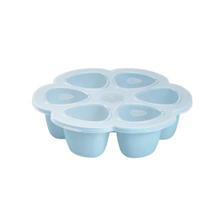 ถาดหลุม 6 ช่อง PP/ซิลิโคน 90ml BEABA สีฟ้า