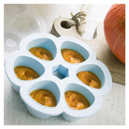 ถาดหลุม 6 ช่อง PP/ซิลิโคน 90ml BEABA สีฟ้า_2