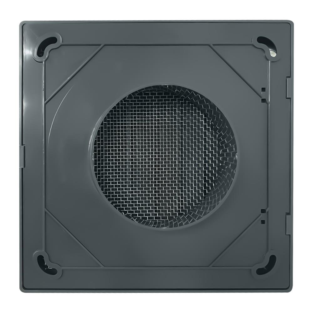 หน้ากากกันแมลง G-FLOW FIX GRILL 4 นิ้ว 10 ซม. สีเทา