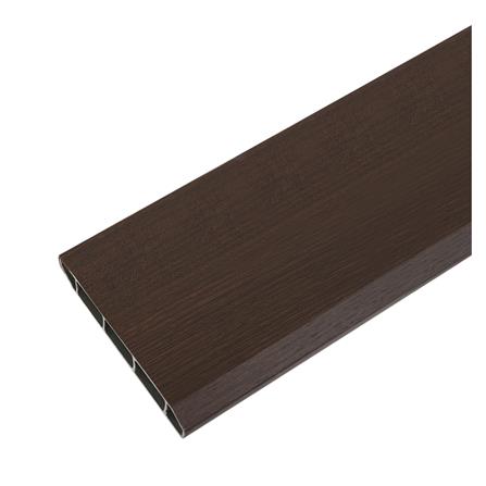 บัวพื้น PVC CROBERN 9.5X240X1.5 ซม. สีโอ๊คเข้ม