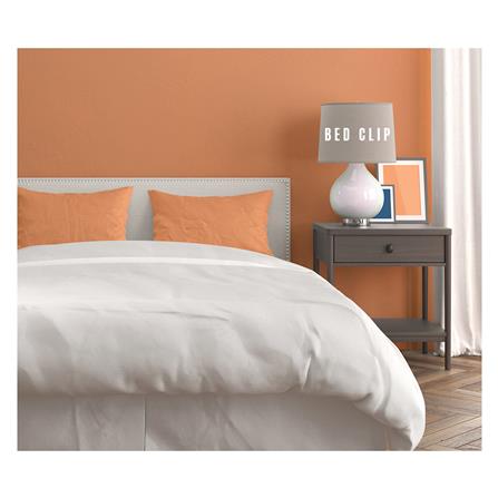 ปลอกหมอนหนุน BED CLIP STANDARD สีส้มพาสเทล แพ็ก 2 ชิ้น_3