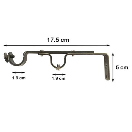 ขารับราง 2 ชั้น HOME LIVING STYLE TD 19 มม._4