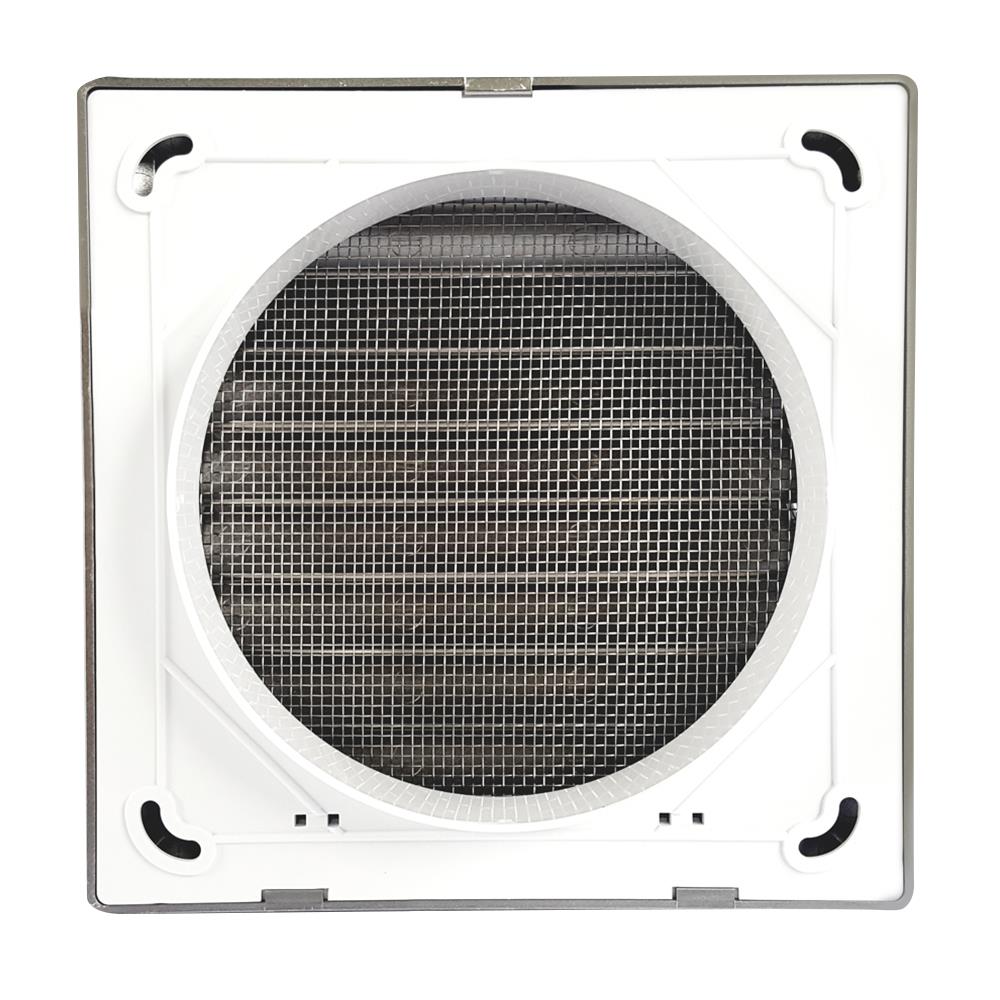 หน้ากากกันแมลง G-FLOW FIX GRILL 5 นิ้ว สีเทา 12.5 ซม.