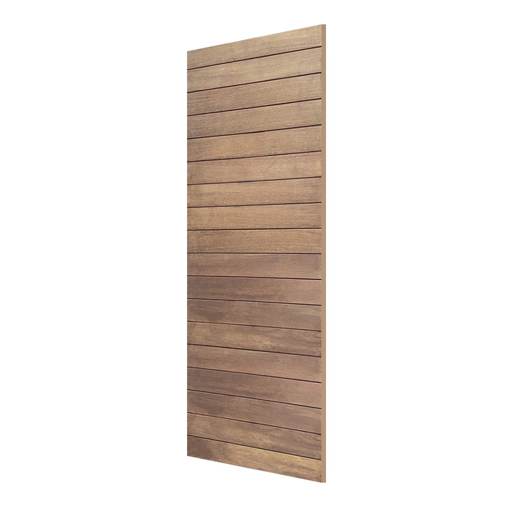 ประตูไม้แดงมาเลย์ AZLE ลายขวาง 80X200 ซม.