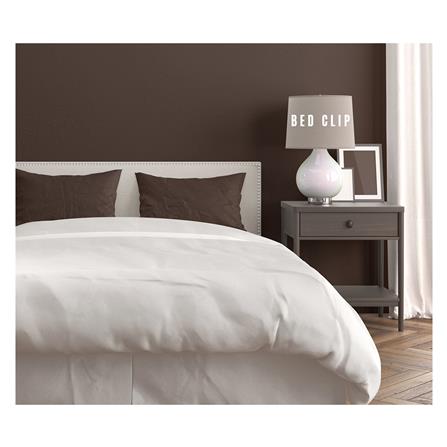 ปลอกหมอนหนุน BED CLIP STANDARD สีน้ำตาลเข้ม แพ็ก 2 ชิ้น_3
