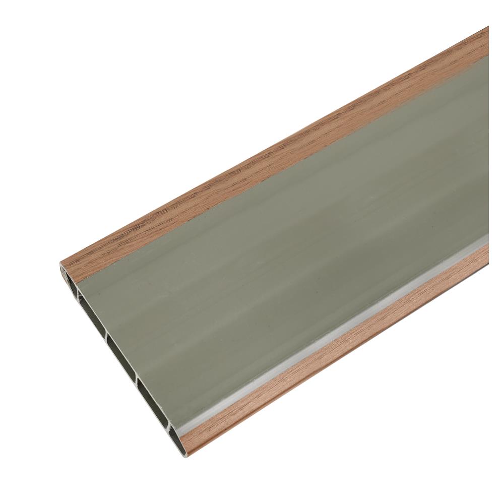 บัวพื้น PVC CROBERN 9.5X240X1.5 ซม. สีวอลนัท