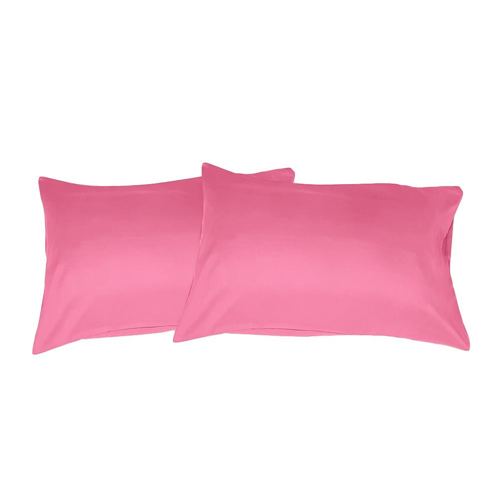 ปลอกหมอนหนุน BED CLIP STANDARD สีชมพูพาสเทล แพ็ก 2 ชิ้น