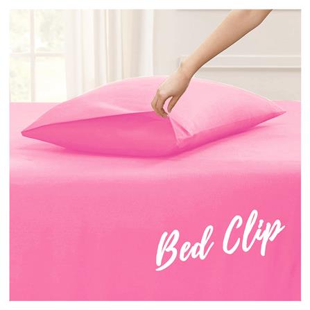 ปลอกหมอนหนุน BED CLIP STANDARD สีชมพูพาสเทล แพ็ก 2 ชิ้น_2