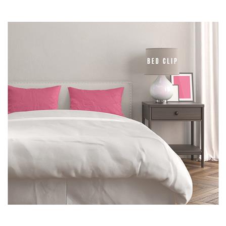 ปลอกหมอนหนุน BED CLIP STANDARD สีชมพูพาสเทล แพ็ก 2 ชิ้น_3