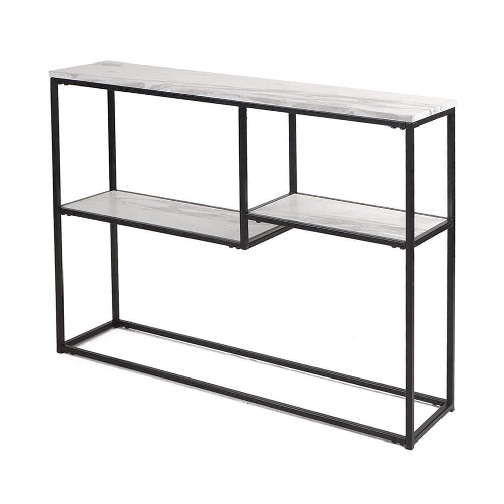 ชั้นวางของ FURDINI PATRINIA ลายหินอ่อน สีขาว