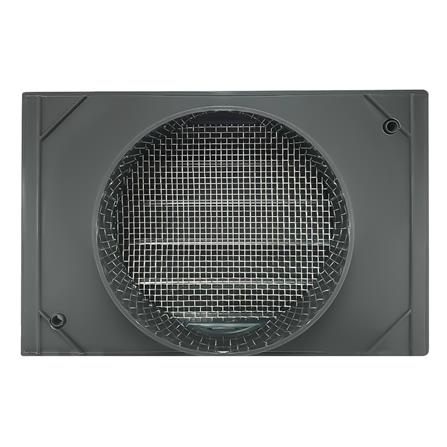 หน้ากากกันแมลง G-FLOW SQUARE GRILL 4 นิ้ว สีเทา 10 ซม._2