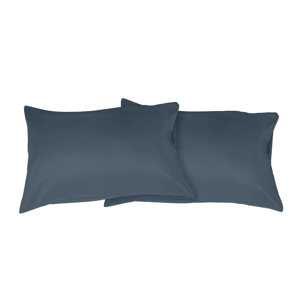 ปลอกหมอนหนุน BED CLIP STANDARD สีเทา แพ็ก 2 ชิ้น