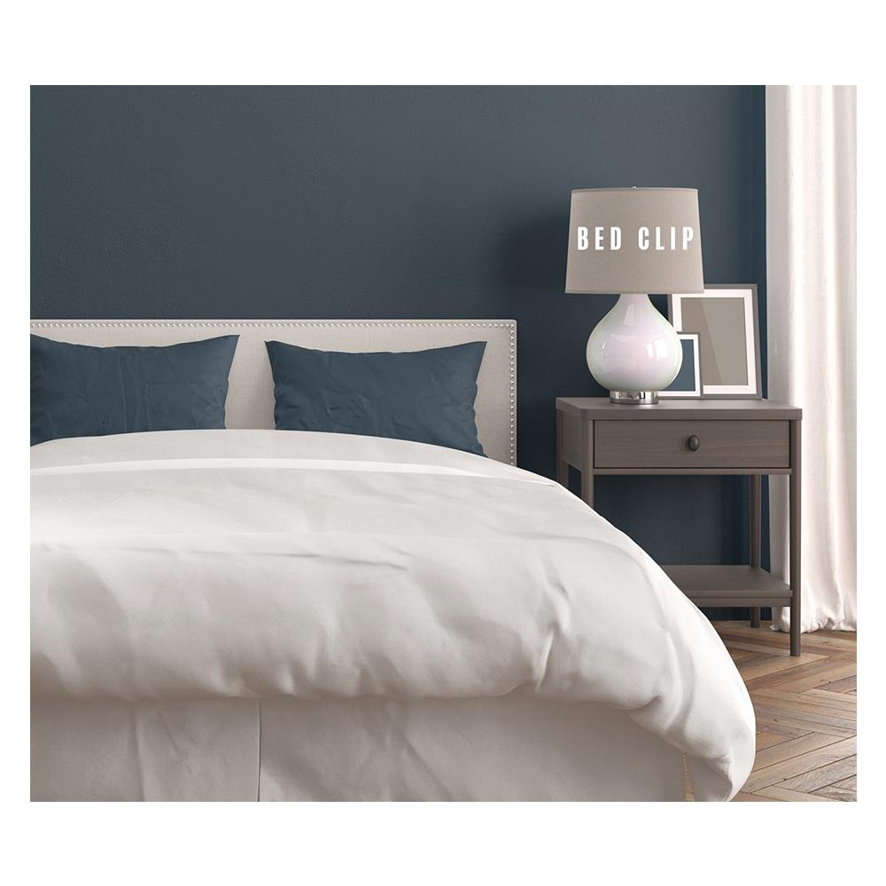 ปลอกหมอนหนุน BED CLIP STANDARD สีเทา แพ็ก 2 ชิ้น