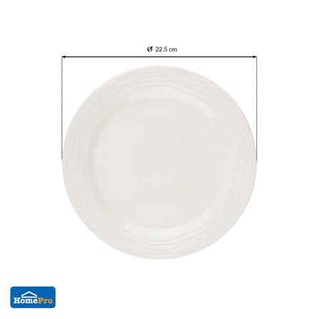 จาน BONE CHINA ตื้น 9