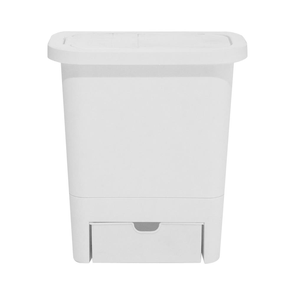 ถังขยะพร้อมที่แขวน GOMI ขนาด 7L สีขาว