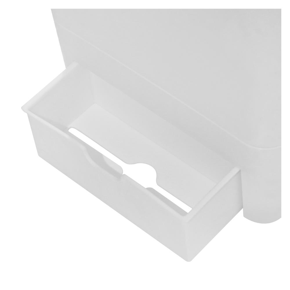 ถังขยะพร้อมที่แขวน GOMI ขนาด 7L สีขาว