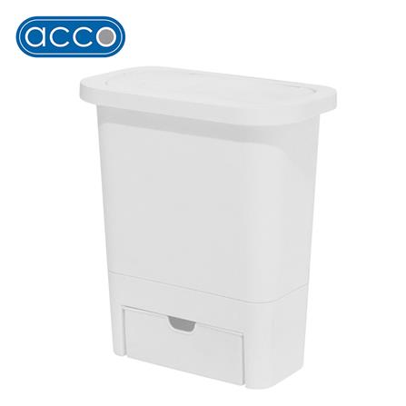 ถังขยะพร้อมที่แขวน GOMI ขนาด 7L สีขาว_0