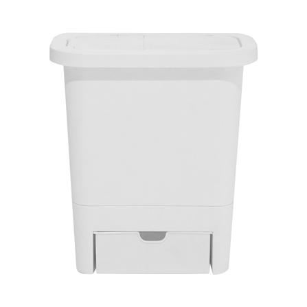 ถังขยะพร้อมที่แขวน GOMI ขนาด 7L สีขาว_1