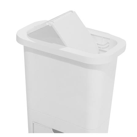 ถังขยะพร้อมที่แขวน GOMI ขนาด 7L สีขาว_2