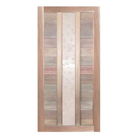 ประตูไม้แดงมาเลย์ N999 ELDER1 100X200 ซม. สีธรรมชาติ_0