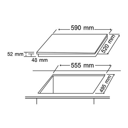 เตาฝังเซรามิก AXIA C-TOUCH604Z 60 ซม._4
