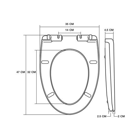 ฝารองนั่ง MOYA SLOW CLOSE 085_7