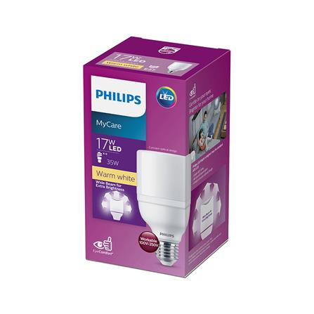 หลอด LED PHILIPS BRIGHT T70 17 วัตต์ WARM WHITE E27_1